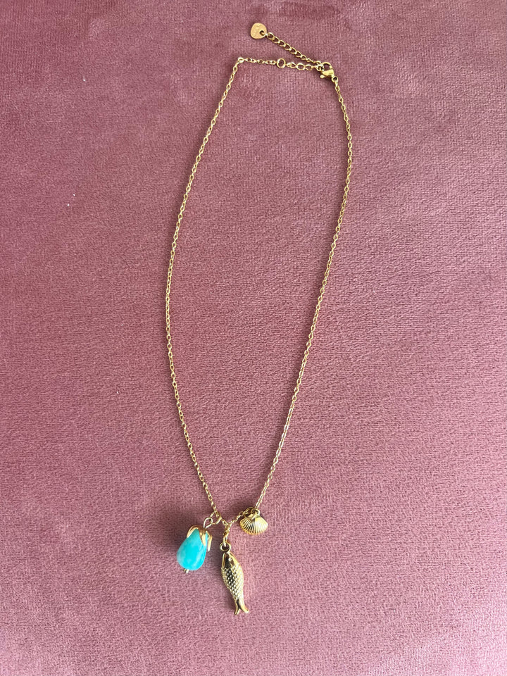 Collar Turquesa (acero)