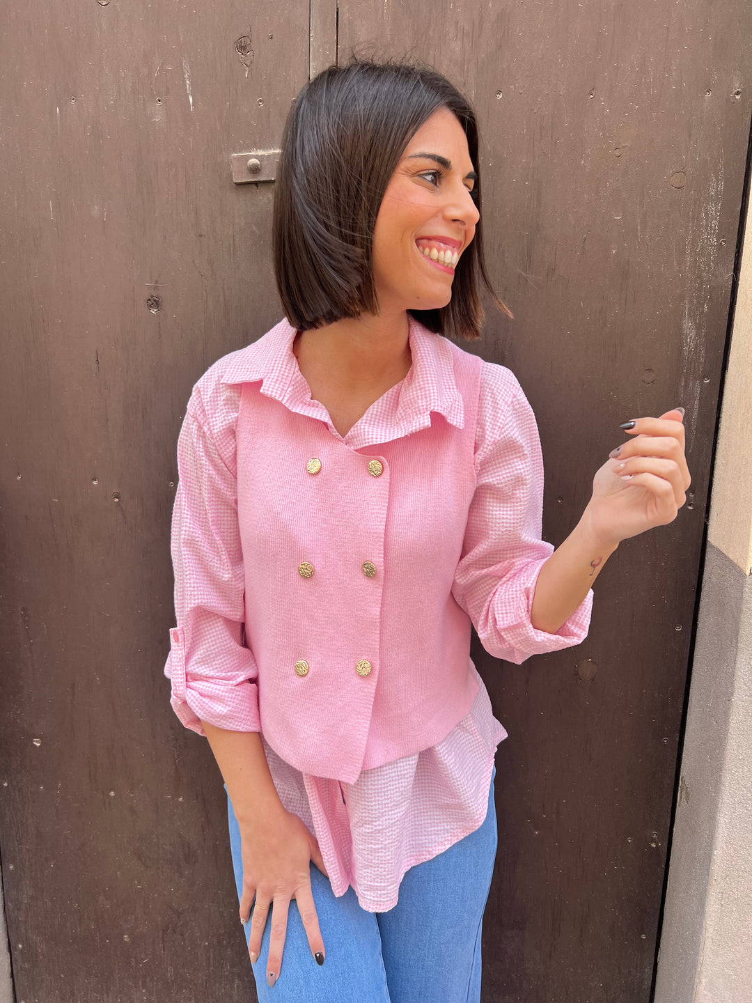 Chaleco Sandra Rosa