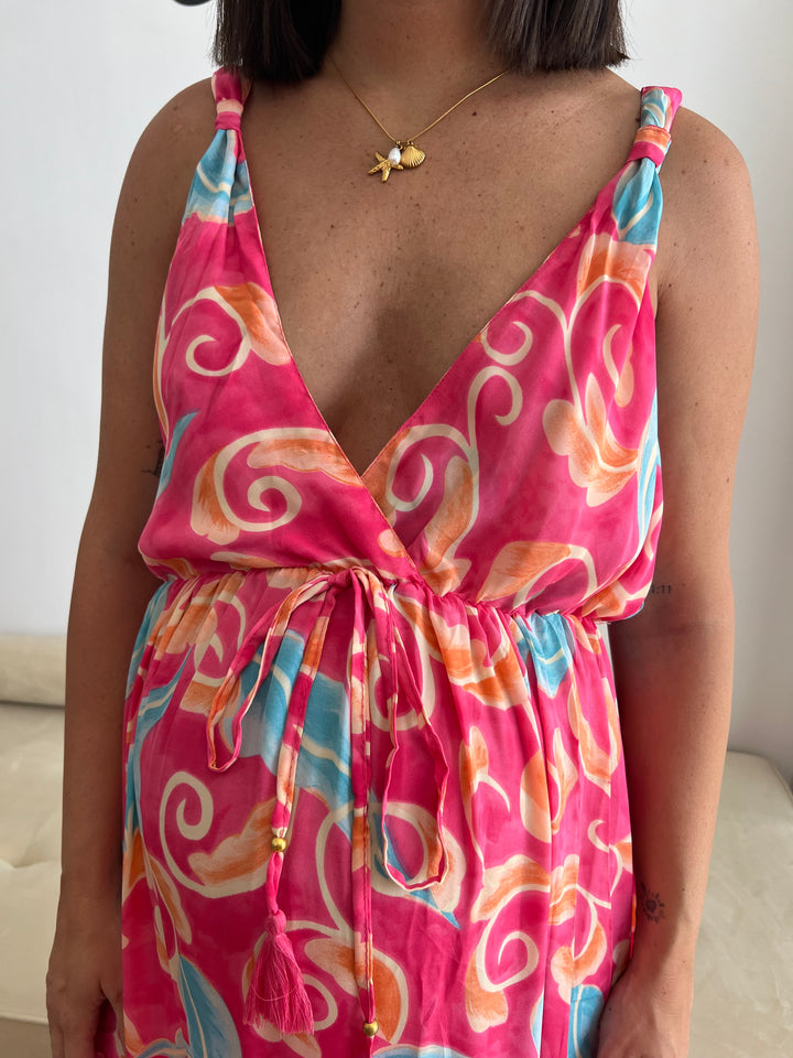 Vestido Costa fucsia