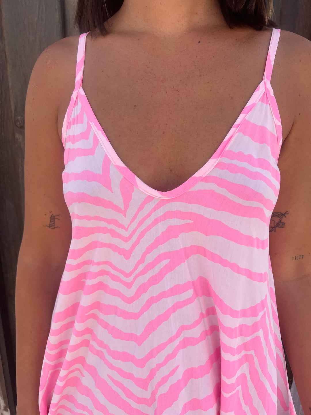 Vestido Liz fucsia