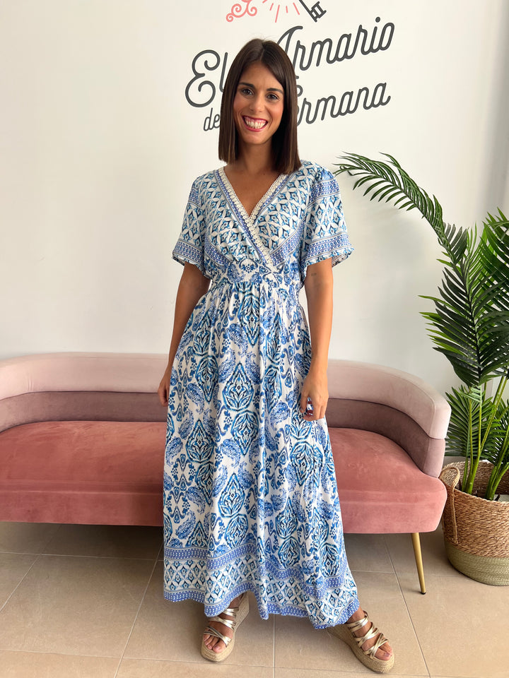 Vestido Marina azul