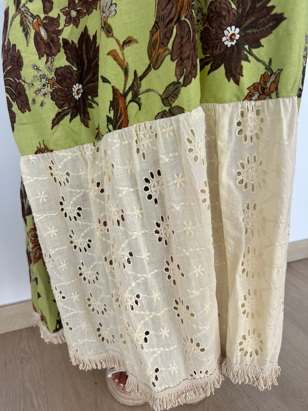 Vestido Manvi pistacho