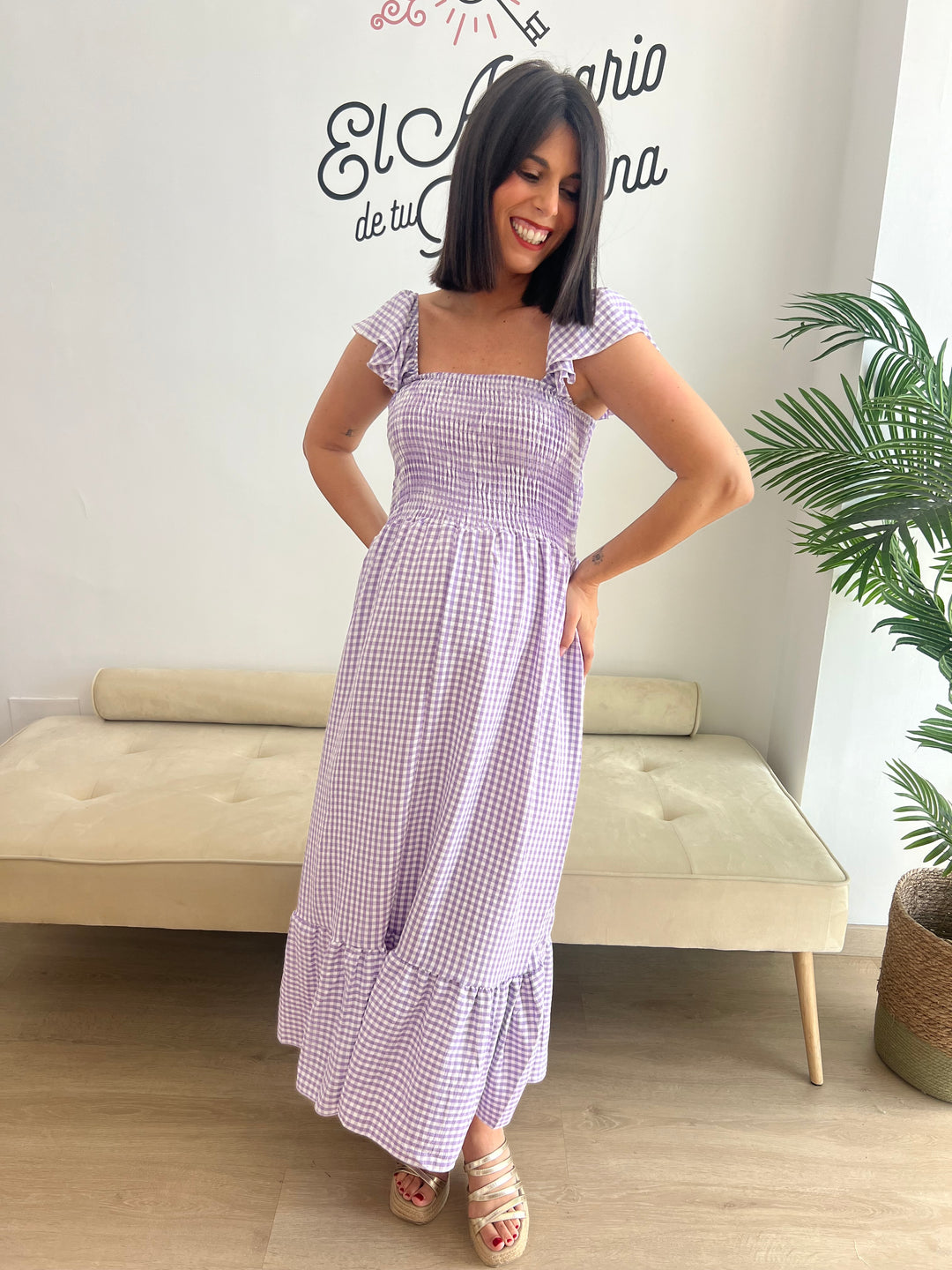 Vestido Yanira morado