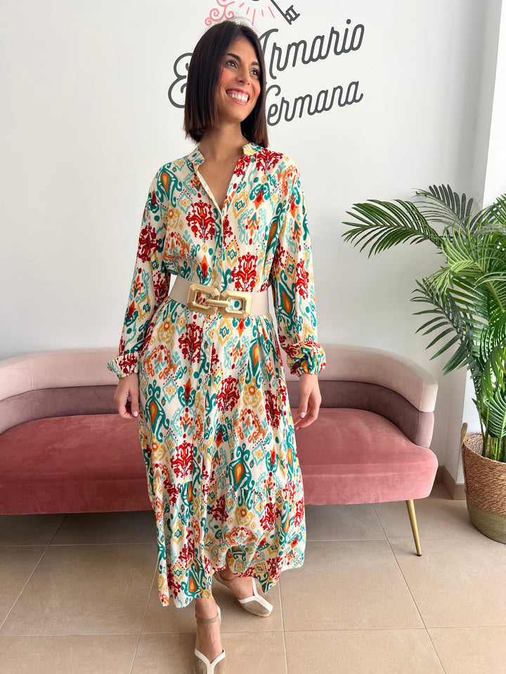 Vestido Diana aguamarina