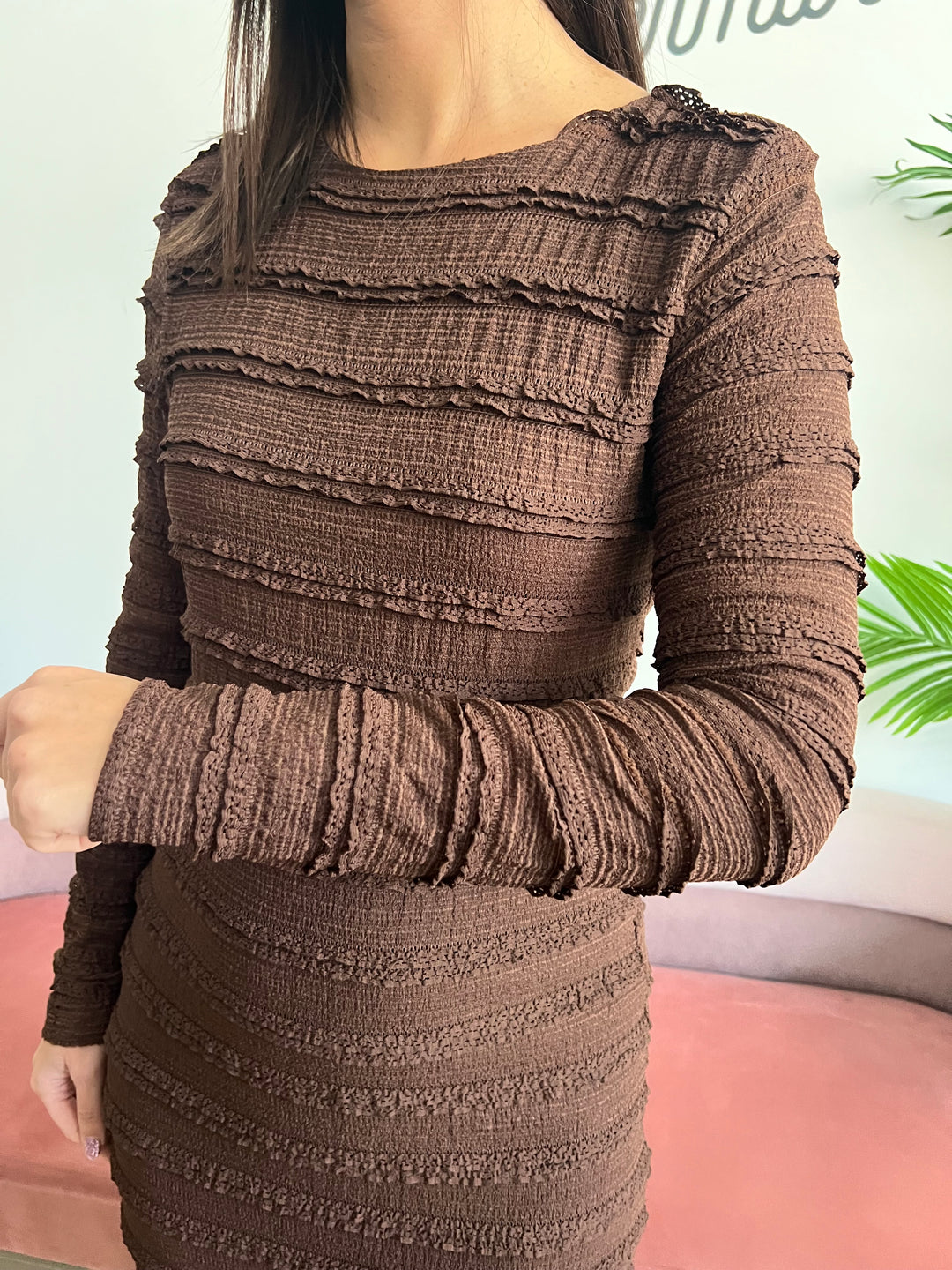 Vestido Margot marrón