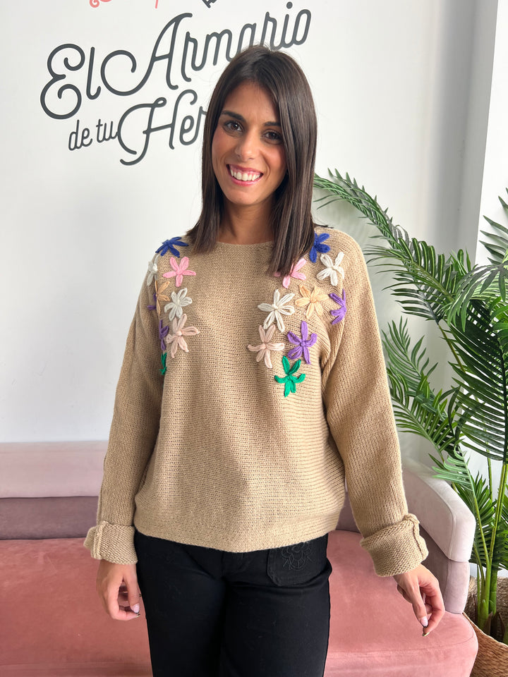 Jersey Almudena camel