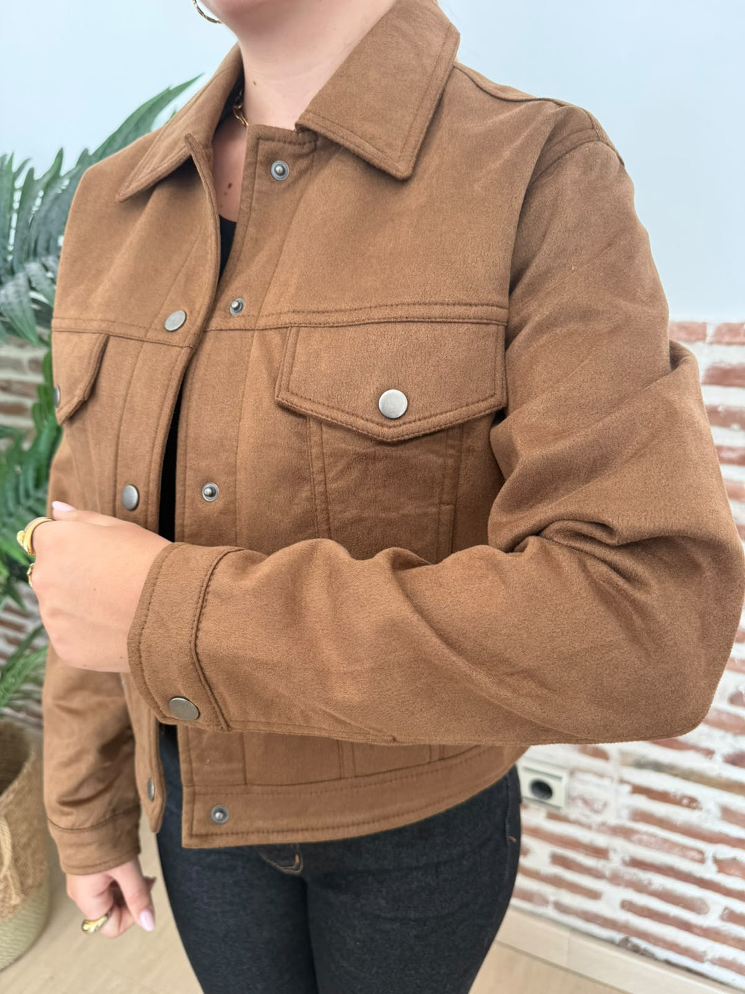 Chaqueta Marta marrón claro
