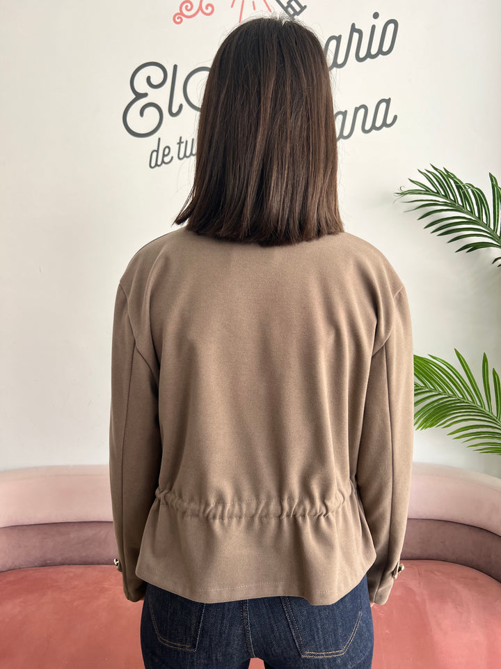 Chaqueta Evelyn topo