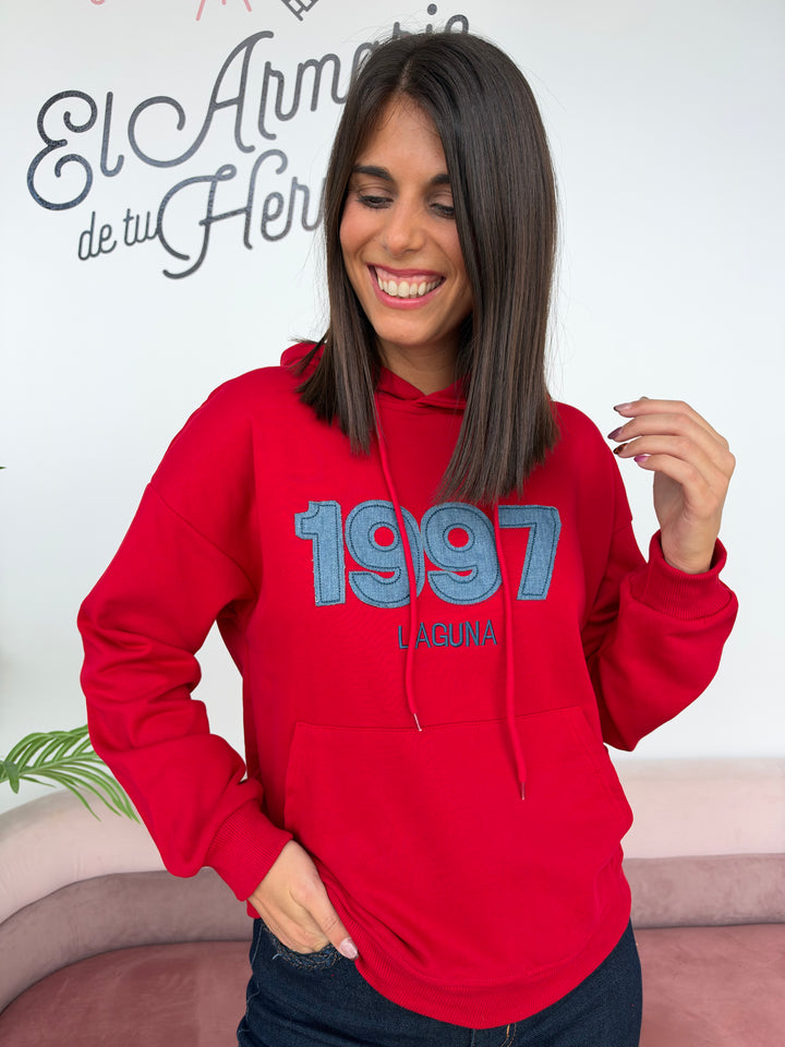 Sudadera 1997 rojo
