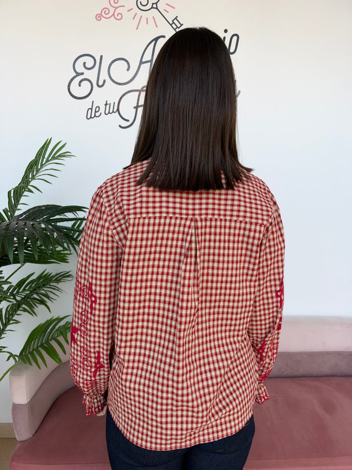 Camisa Melina rojo