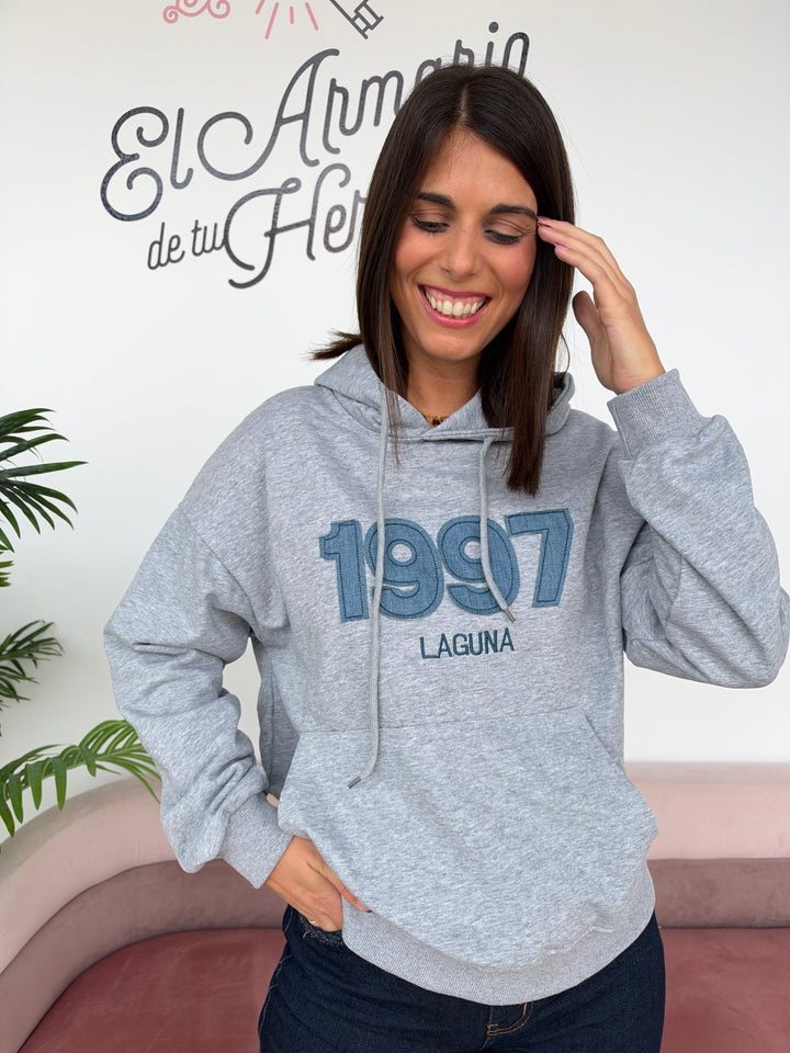 Sudadera 1997 gris