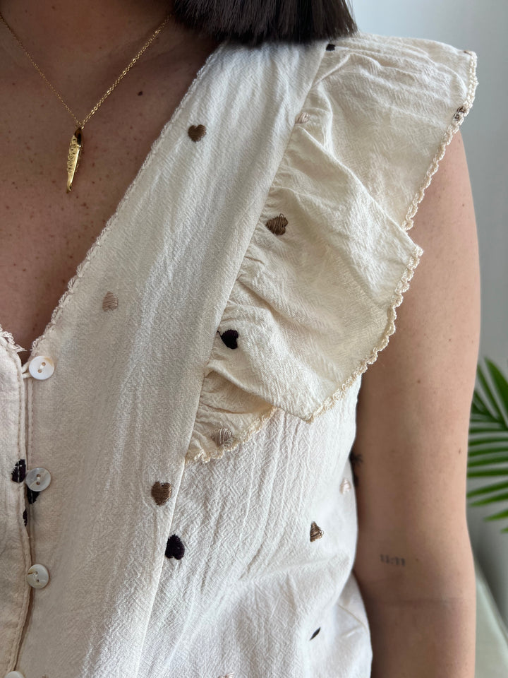 Camisa Cheli beige