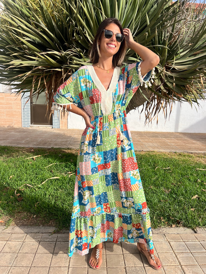 Vestido Rosy verde