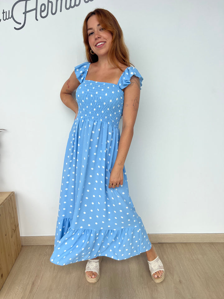 Vestido Violeta celeste