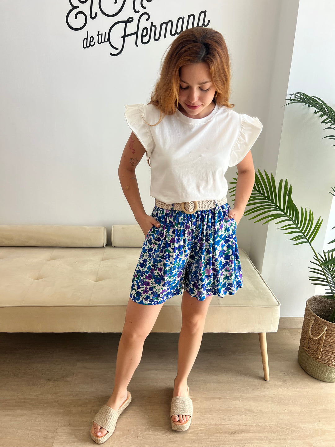 Short Martina azul