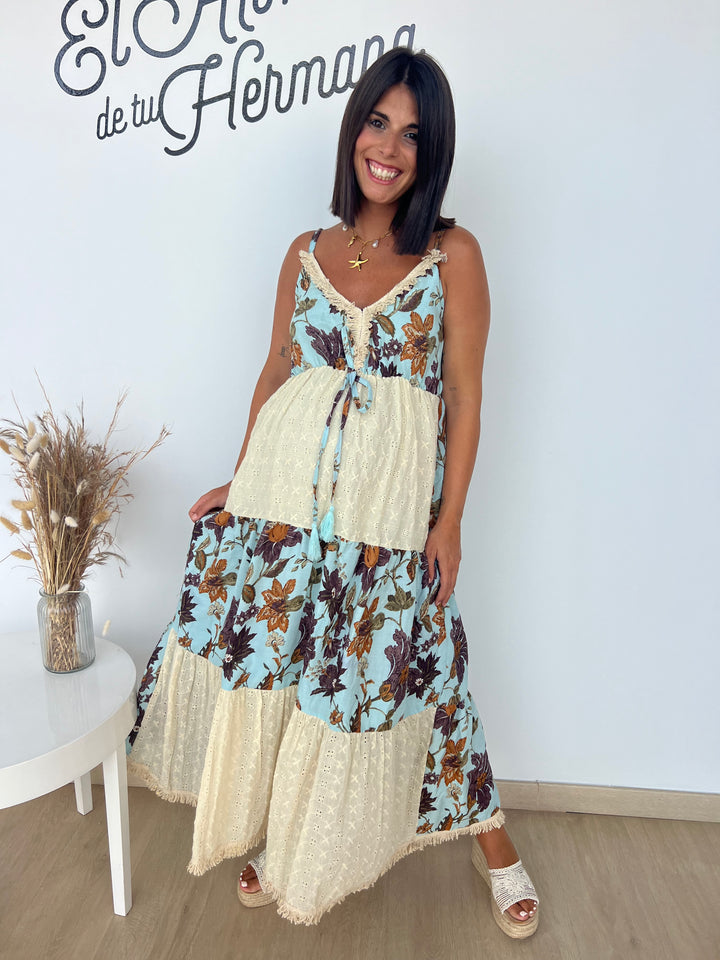 Vestido Manvi azul