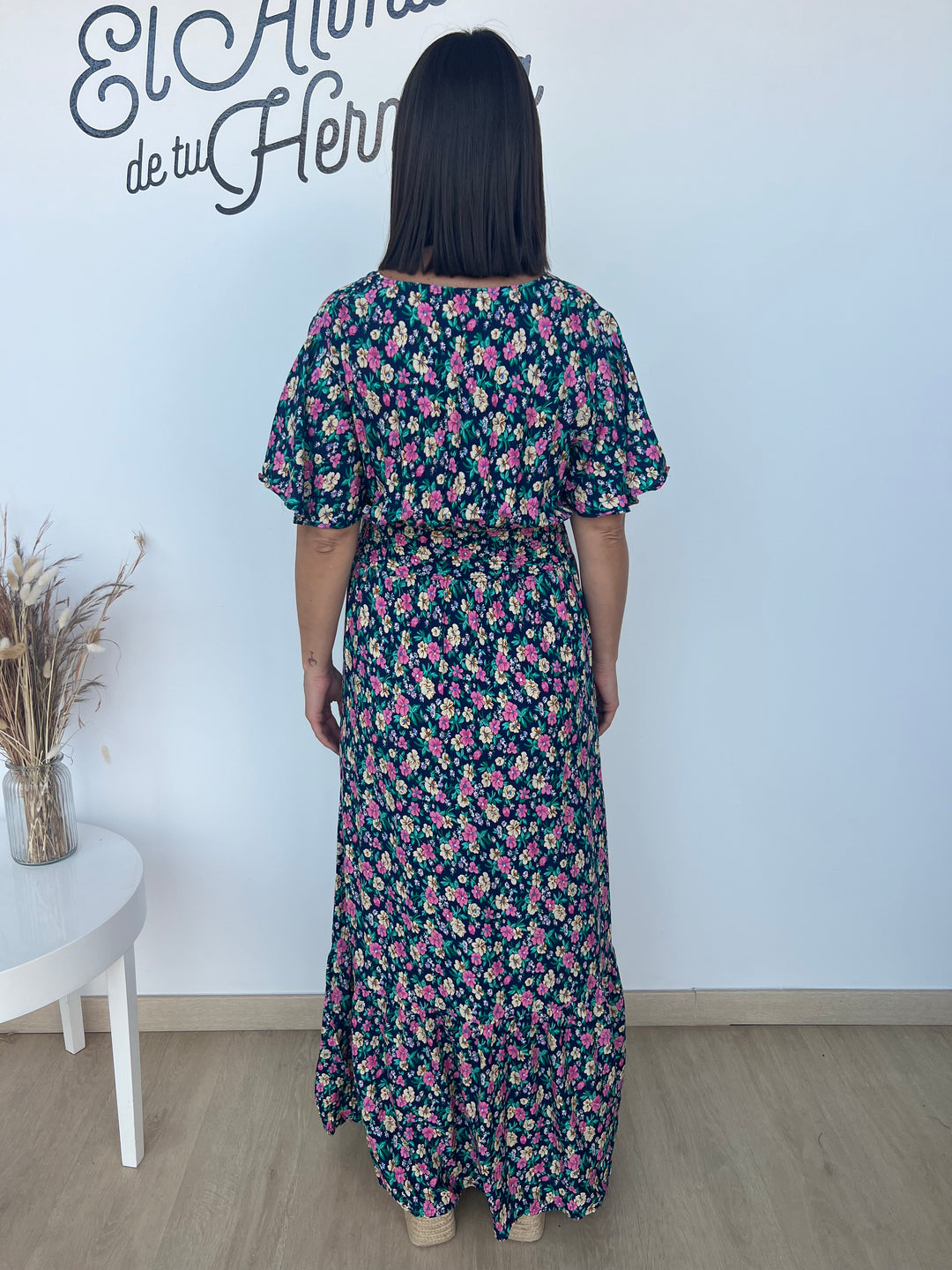Vestido Florinda azul marino