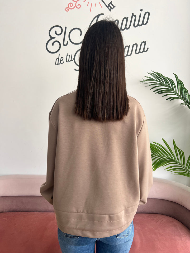 Chaqueta Bárbara topo