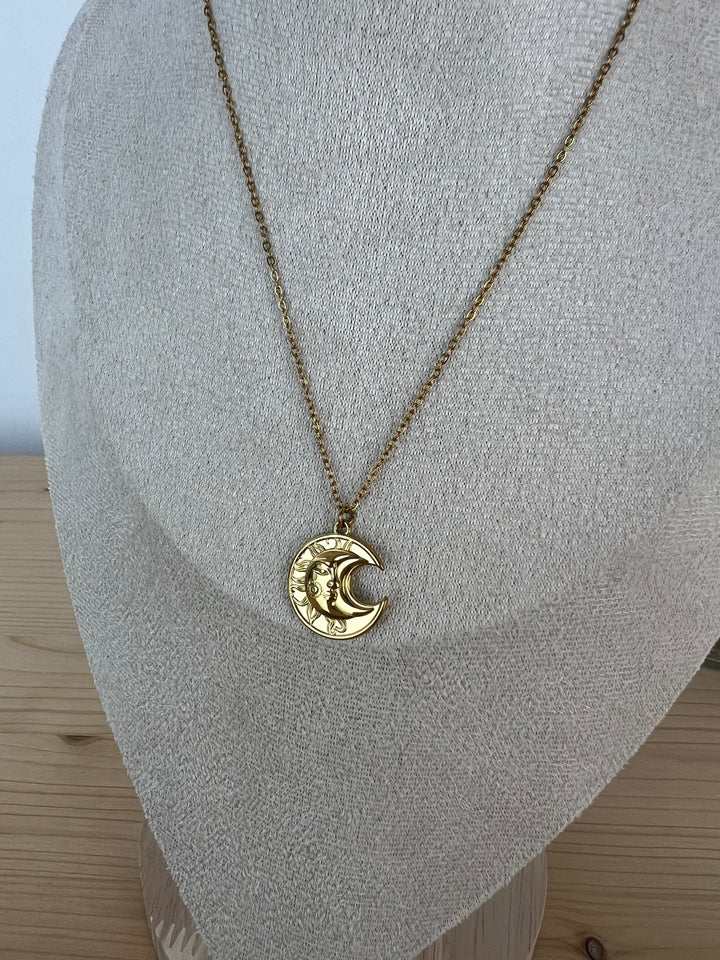 Collar Luna (acero)