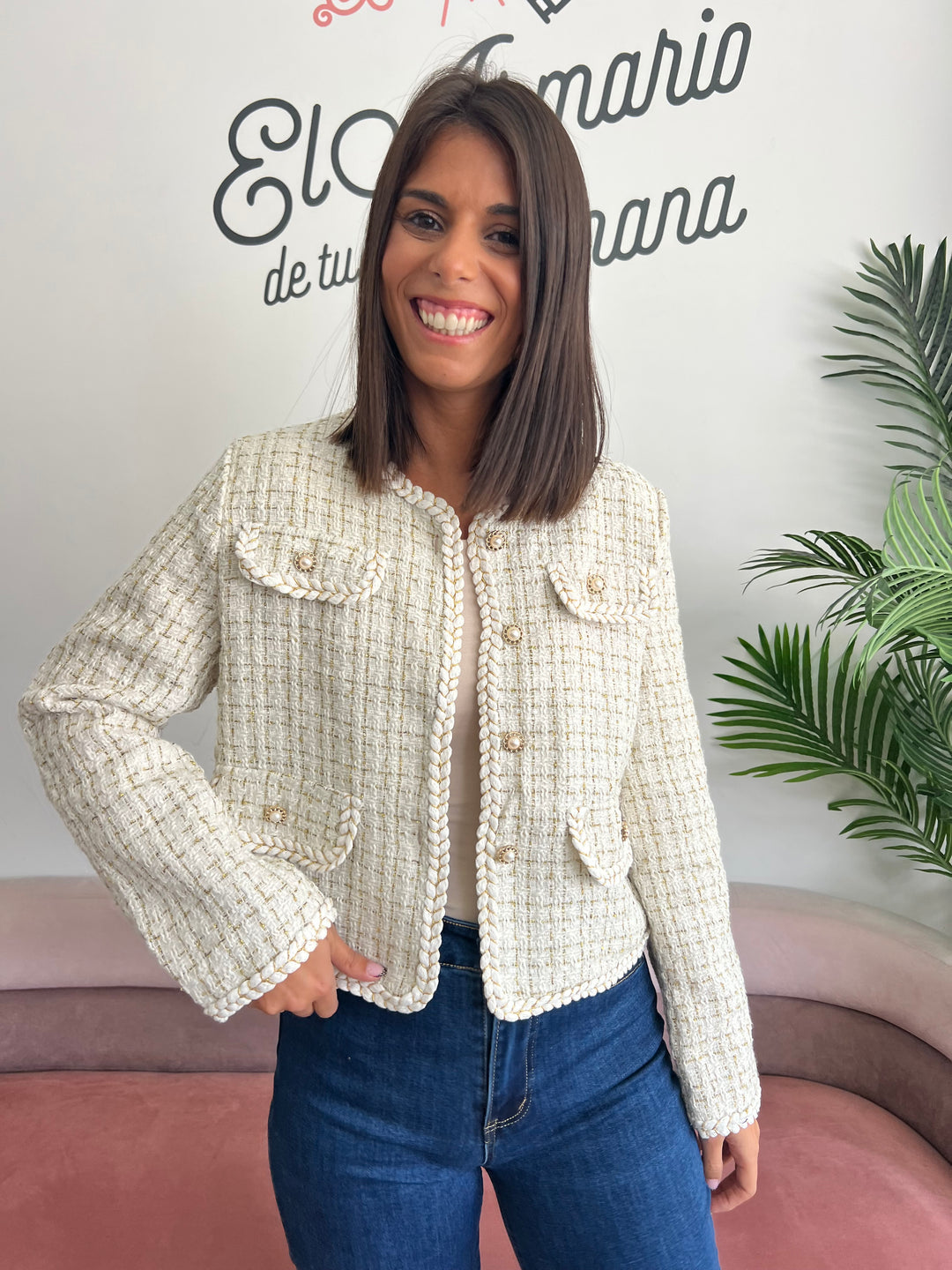 Chaqueta Mireia blanco