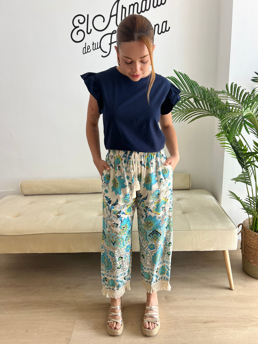 Pantalón Mika azul