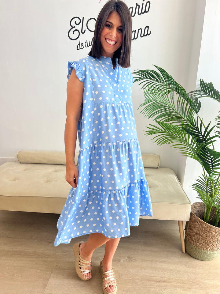 Vestido Martina celeste