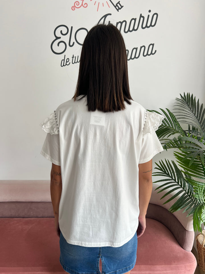 Camiseta Silvia blanco