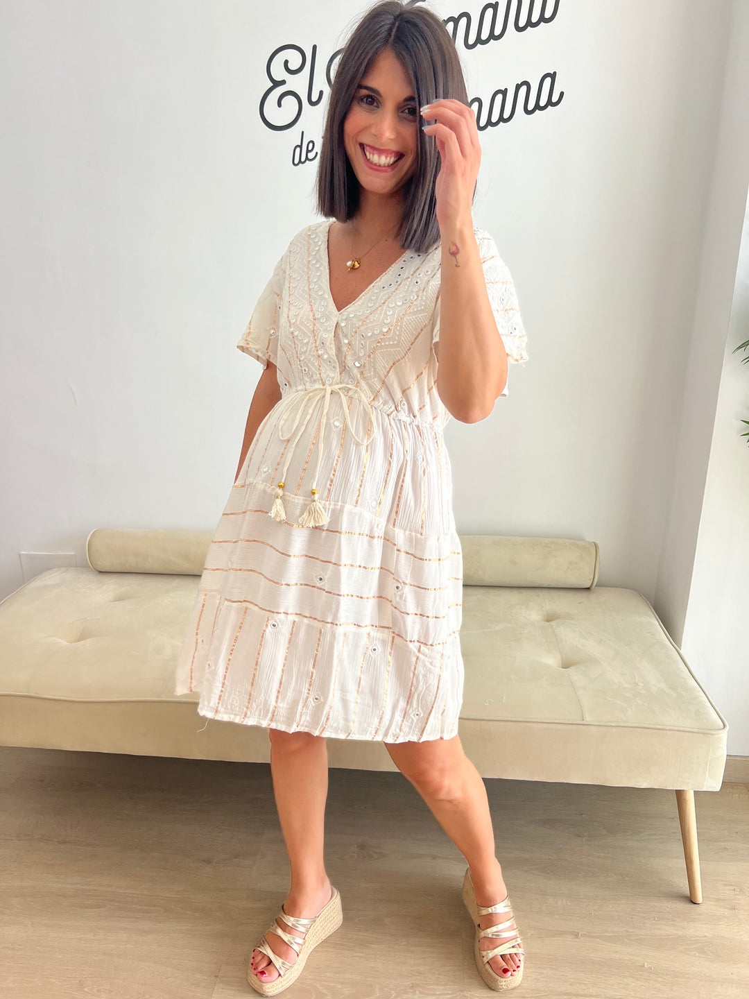 Vestido Cabo blanco