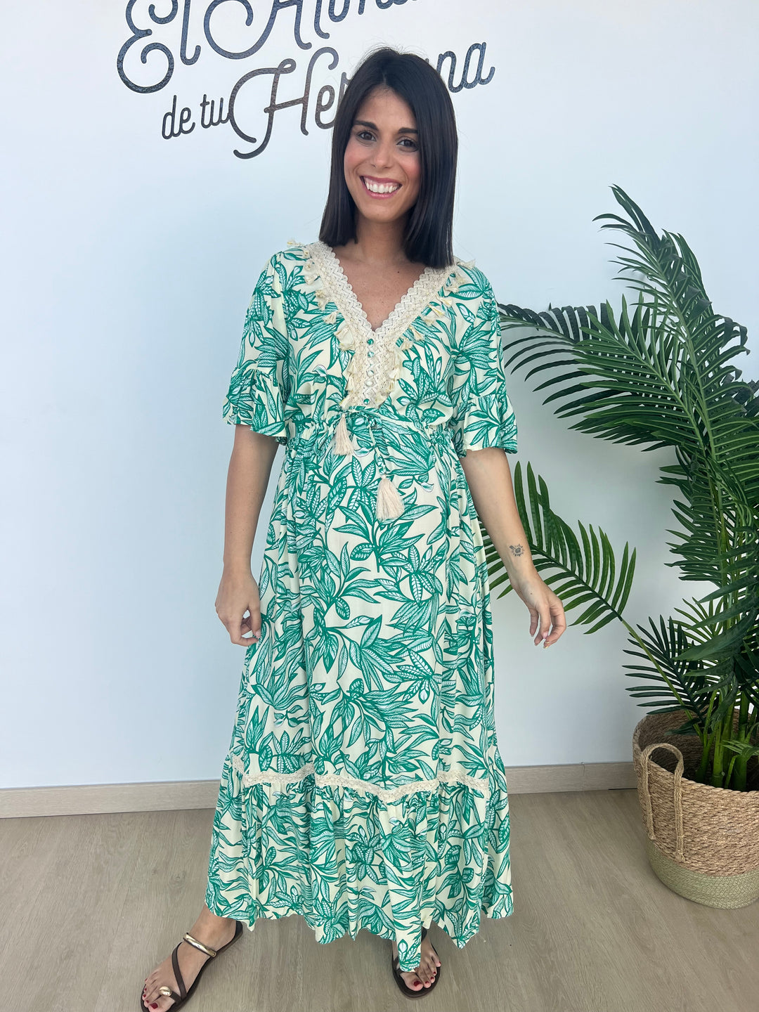 Vestido Sofía verde