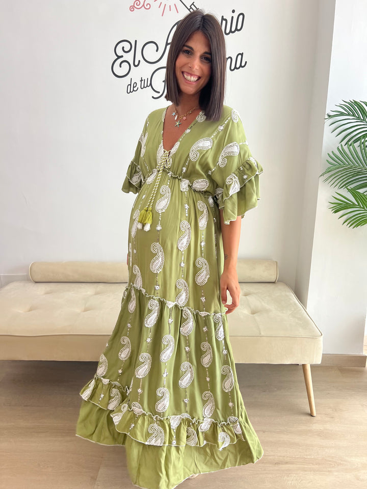 Vestido Malú verde
