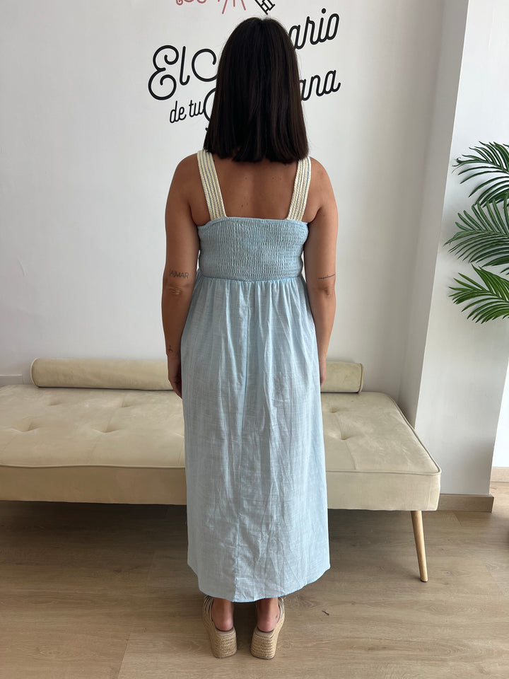 Vestido Tina celeste