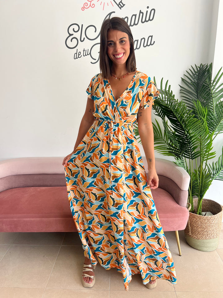 Vestido Yoly naranja