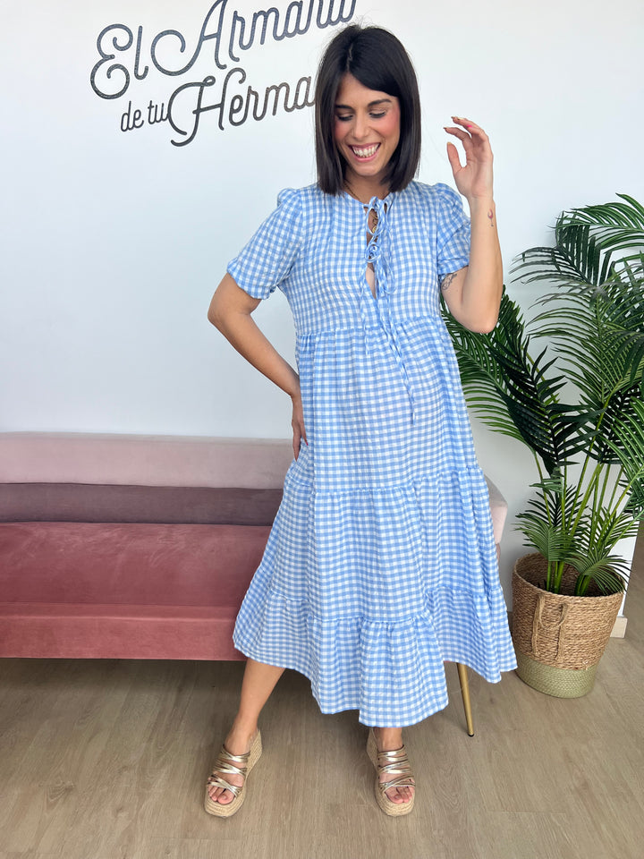 Vestido Lola celeste