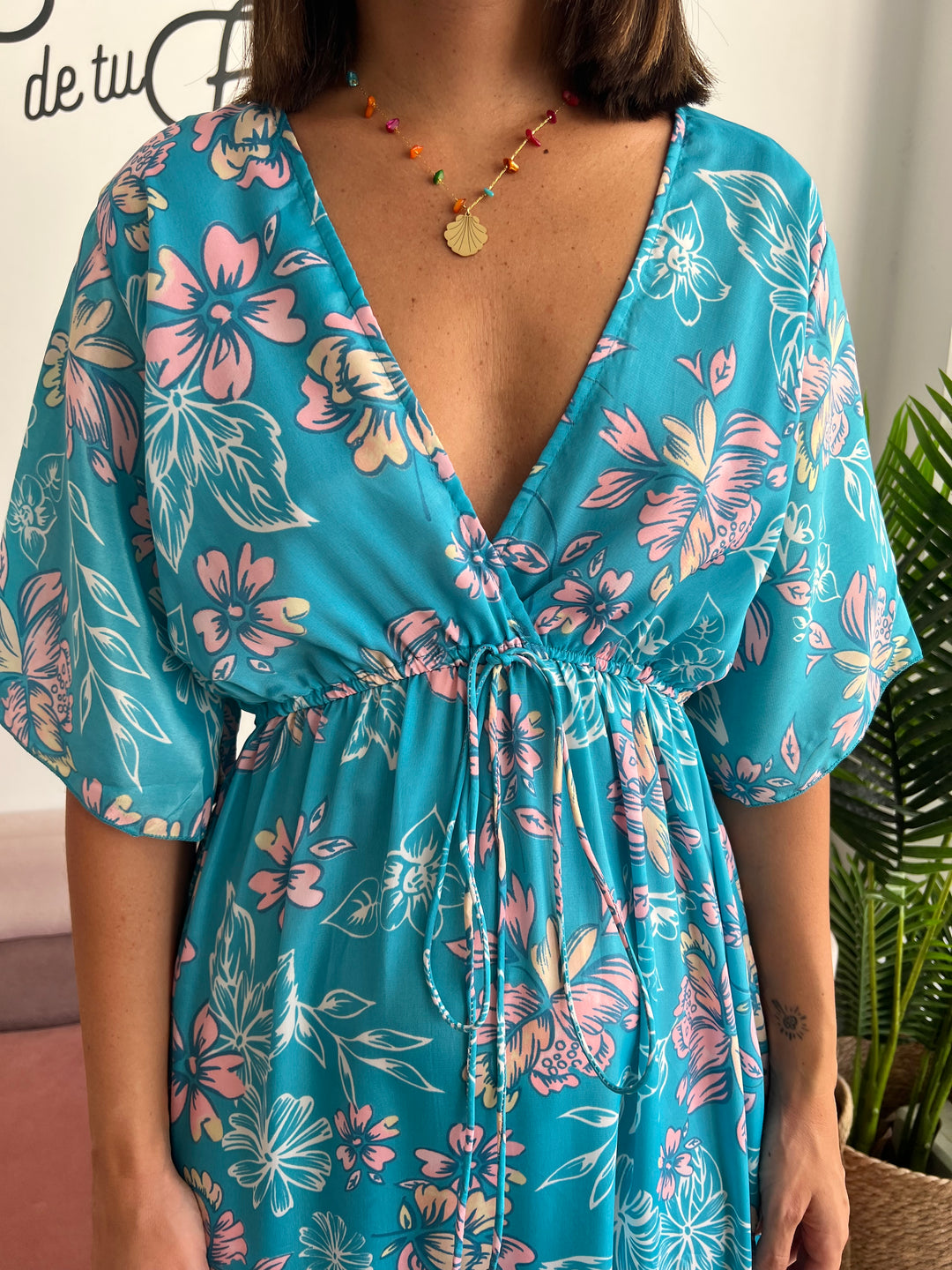 Vestido Jaione azul