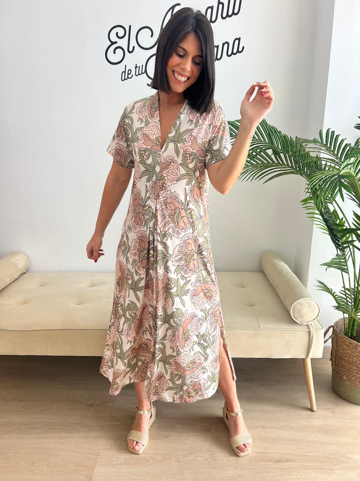 Vestido Corina beige