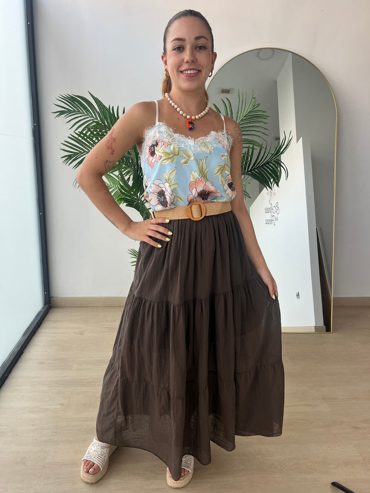 Falda Brown