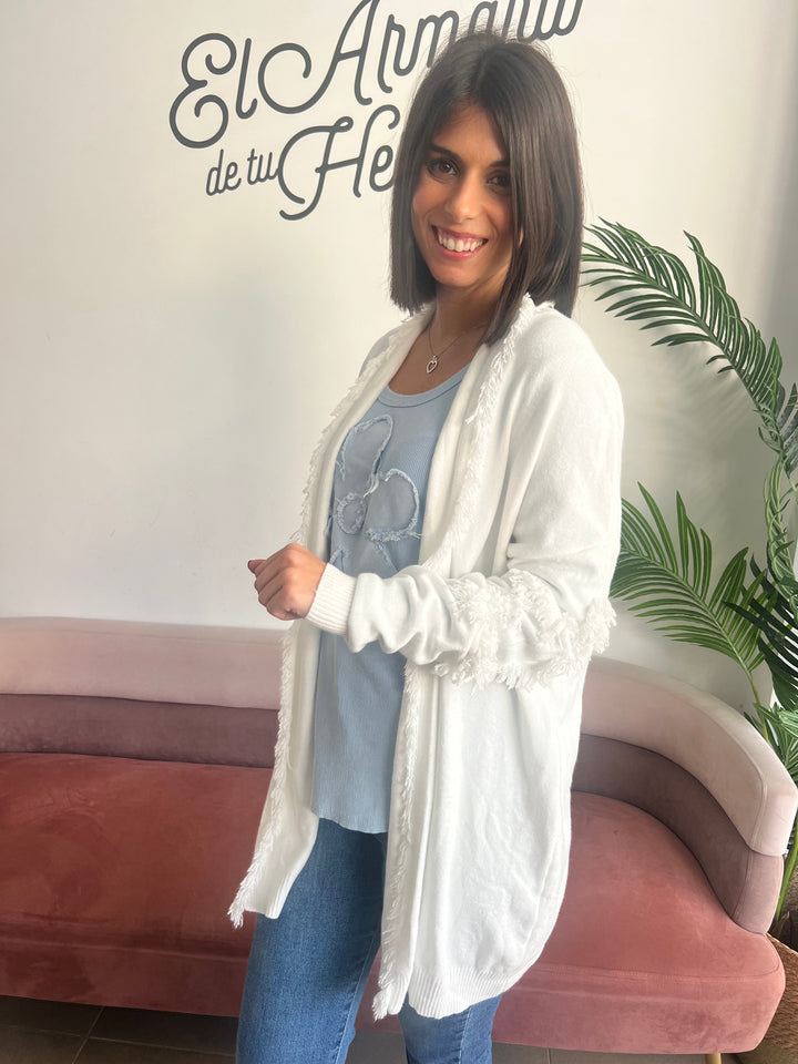 Chaqueta Estrellas blanco