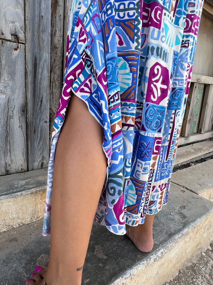Pantalón Étnico azul