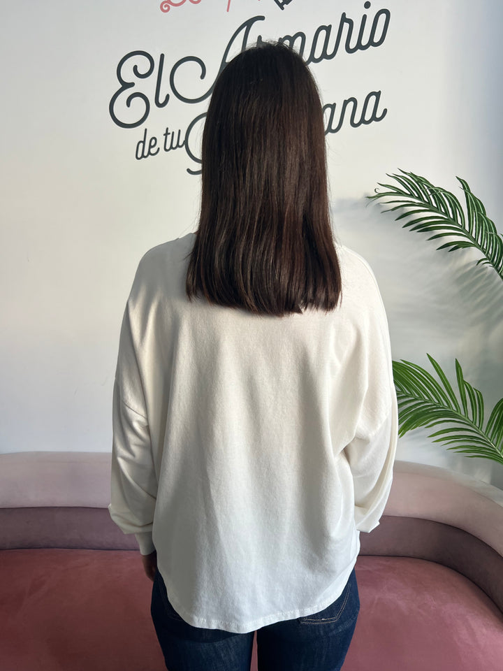 Sudadera Estrella blanco