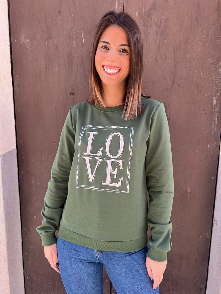 Sudadera Valen verde