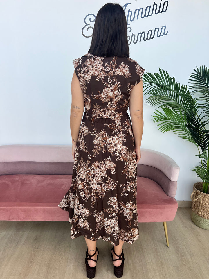 Vestido Flori marrón