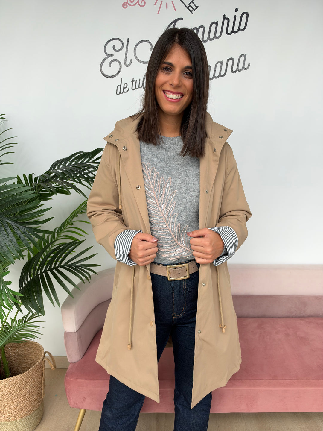 Chaqueta Karina camel