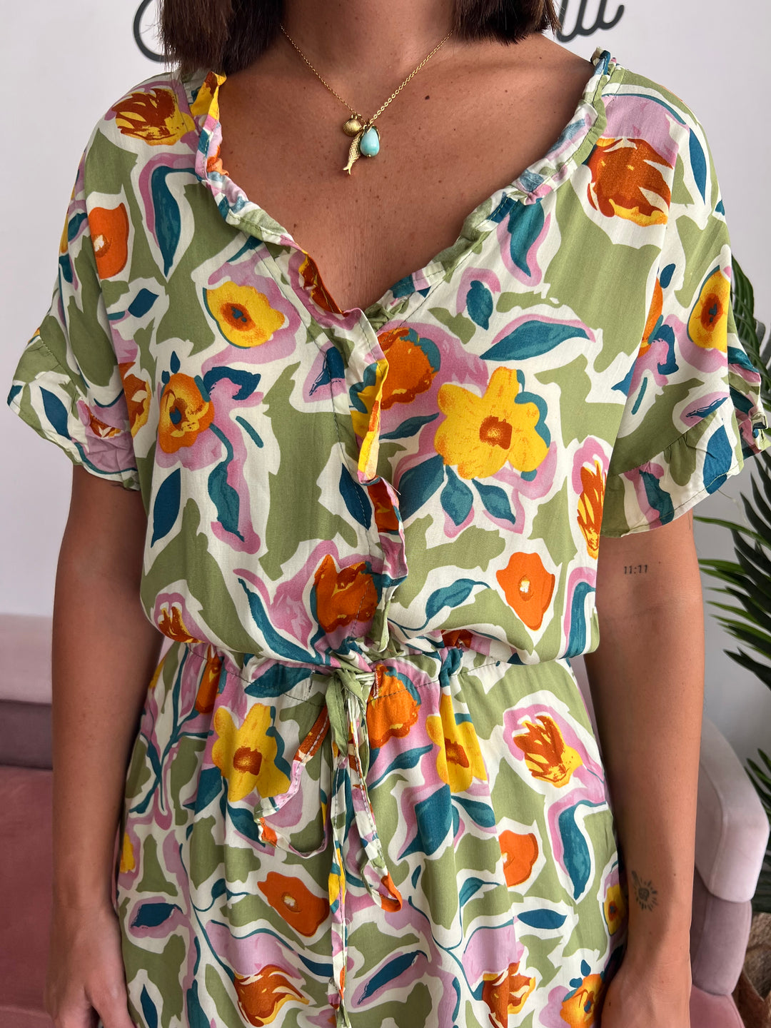 Mono Indira verde