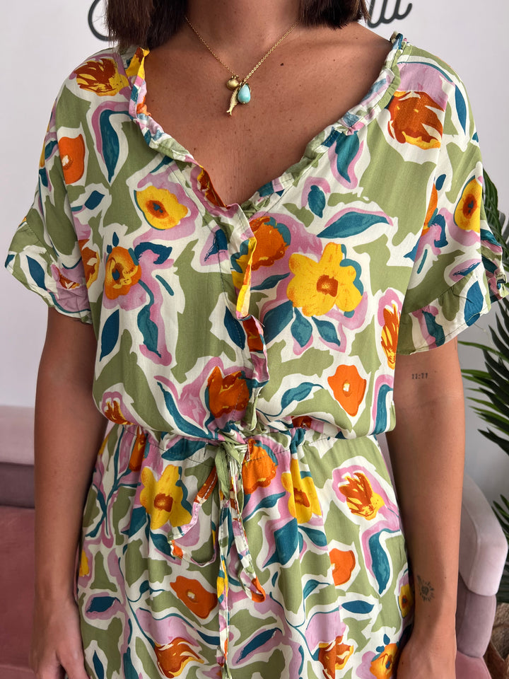 Mono Indira verde