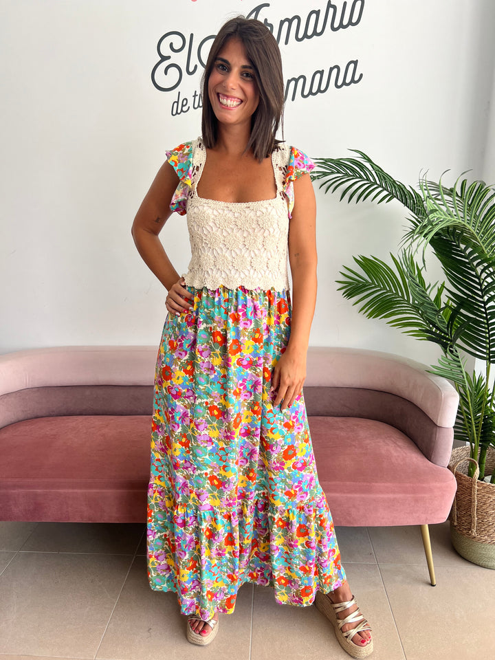Vestido Alexia beige