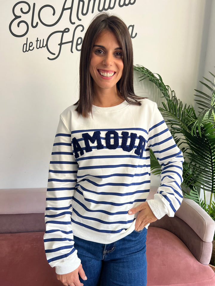 Sudadera Adela azul marino