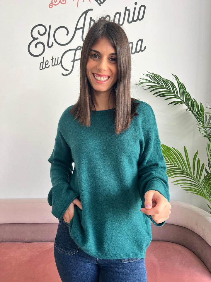 Jersey Manuela verde oscuro