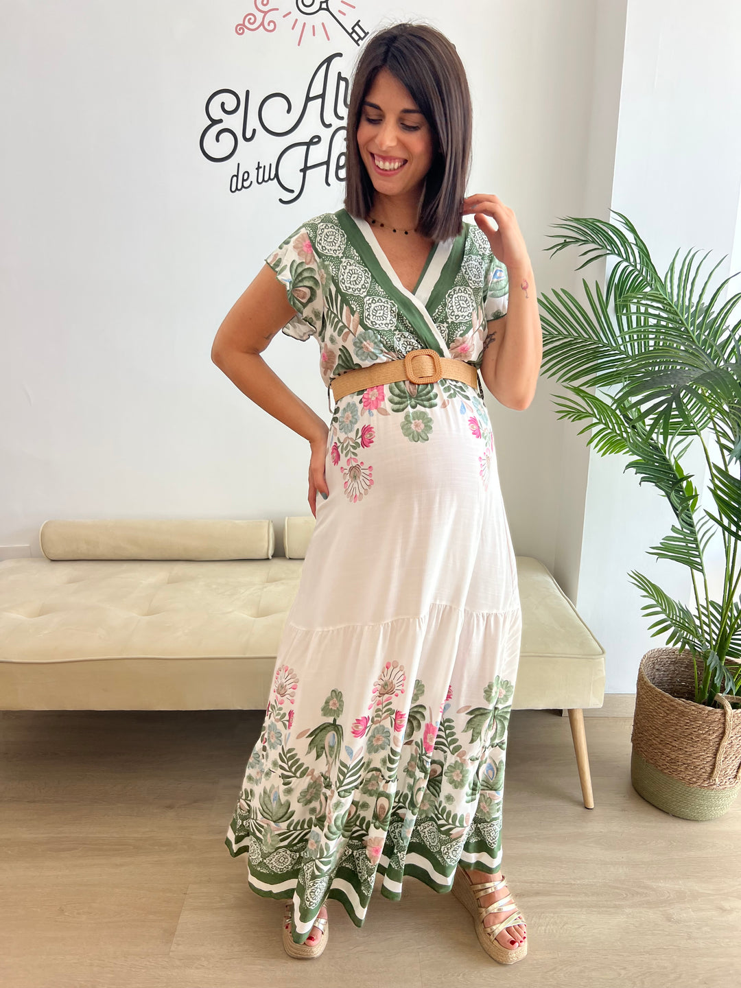 Vestido Dakota verde