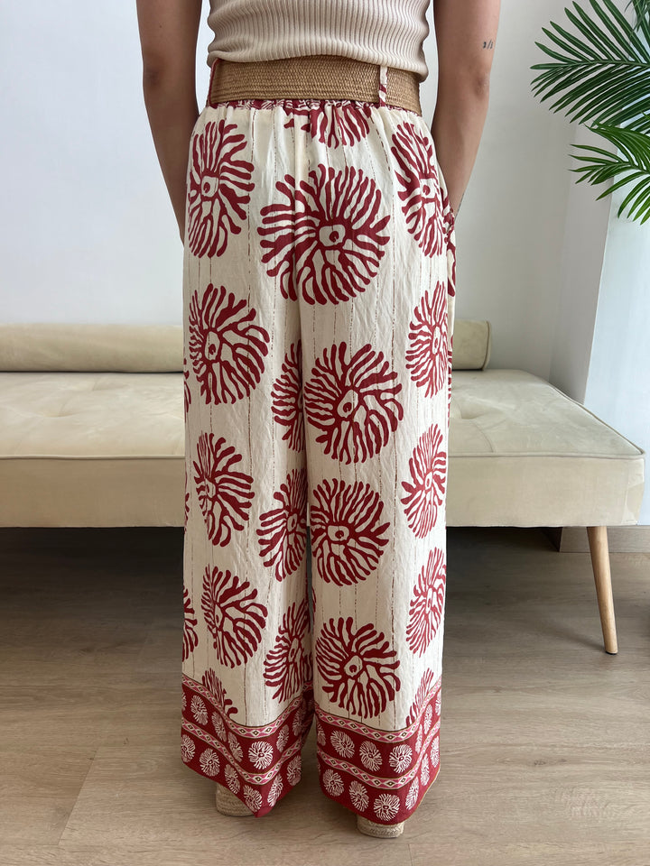 Pantalón Hana coral