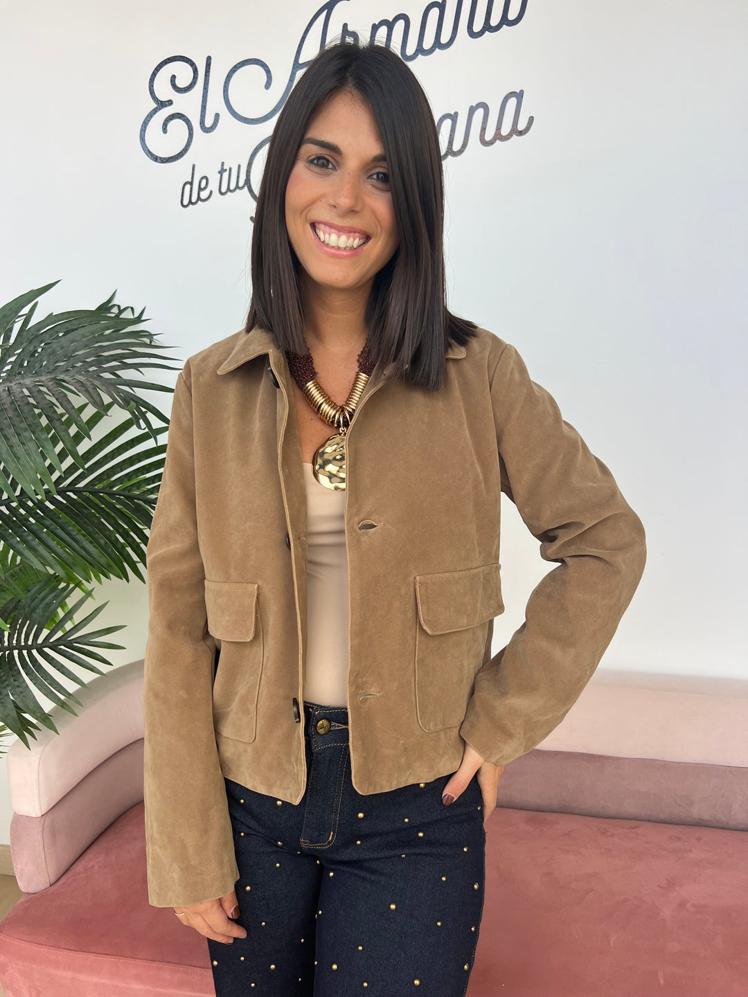 Chaqueta Érika camel
